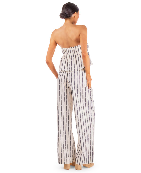 Zora Set Striped Bandeau Top