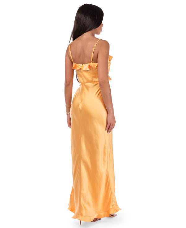 Eileen Satin Maxi Dress