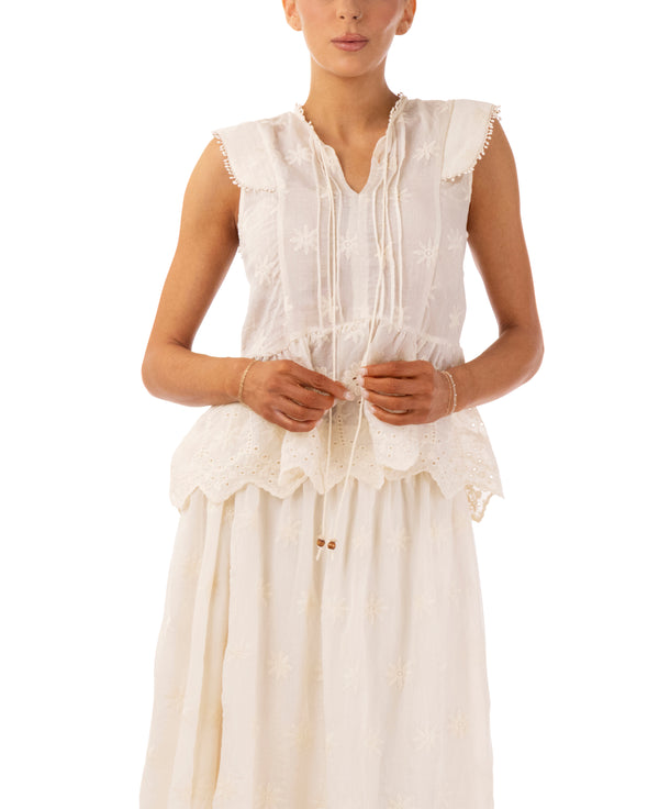 Melanie Peplum Top