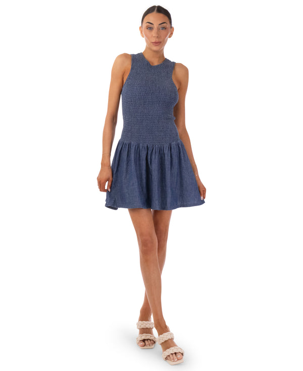 Joslyn Denim Mini Dress