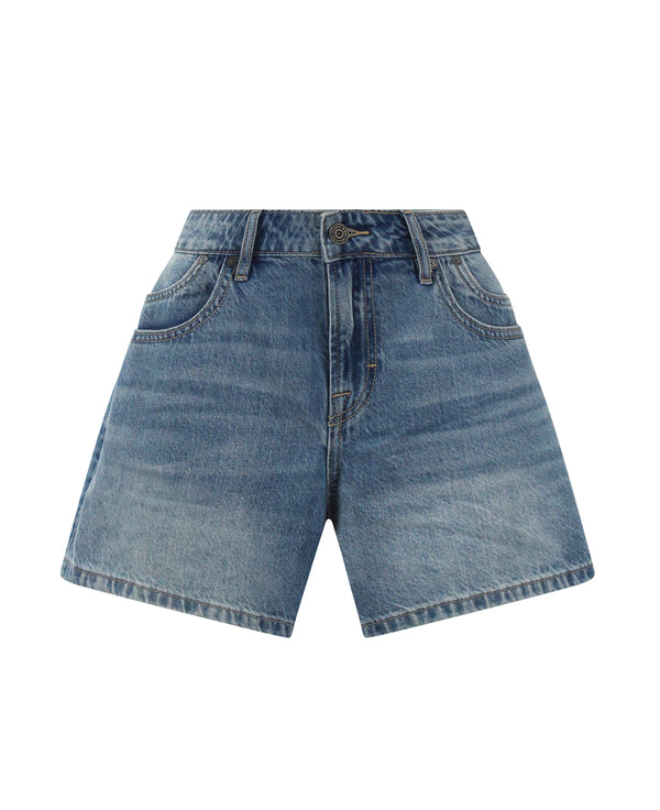 Nicole Denim Barrel Shorts