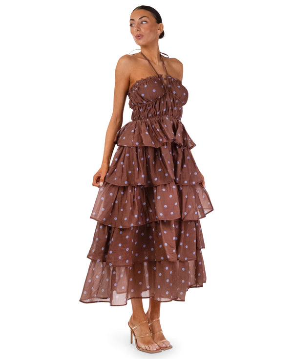 Mackenzie Midi Ruffle Dress