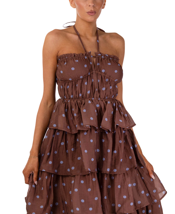 Mackenzie Midi Ruffle Dress