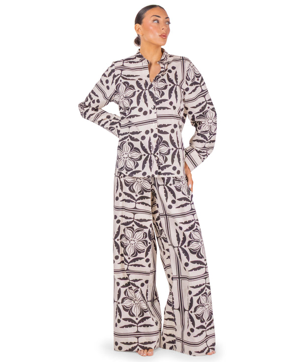 Zoey Set Pattenered Pants