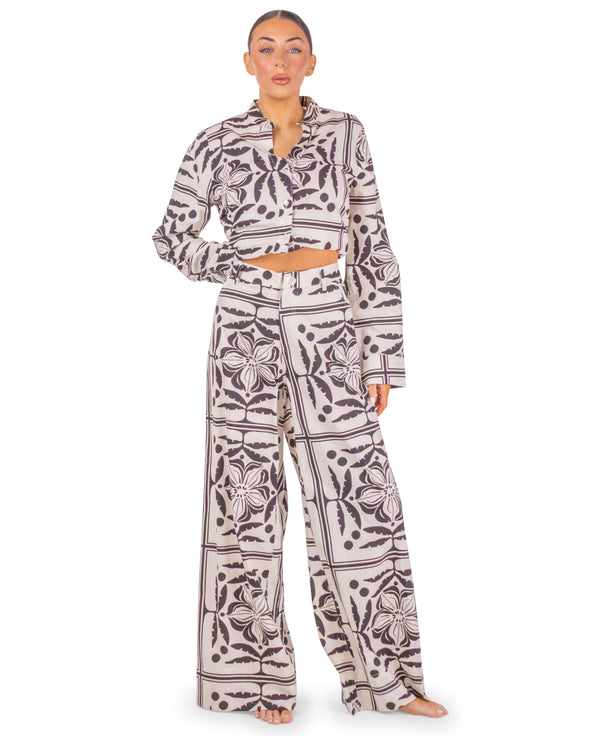 Zoey Set Button-Up Top