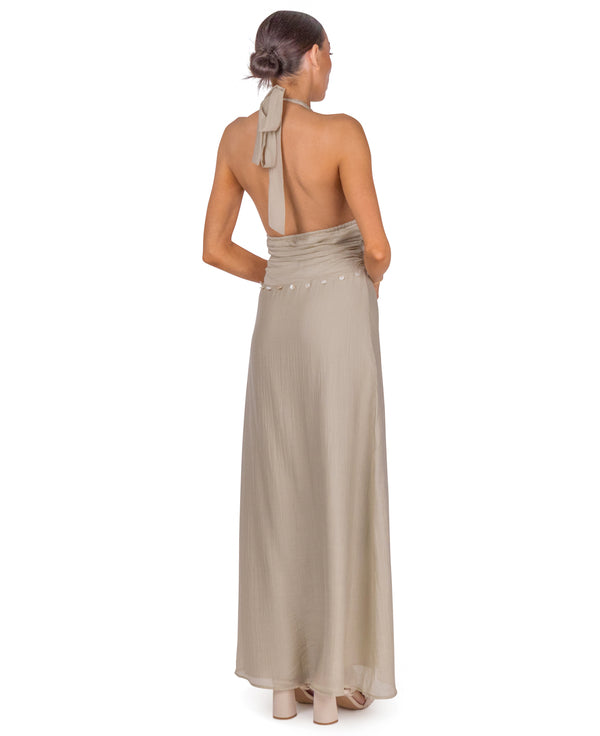 Aria Halter Maxi Dress