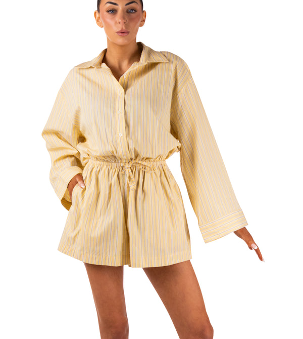 Diana Striped Romper