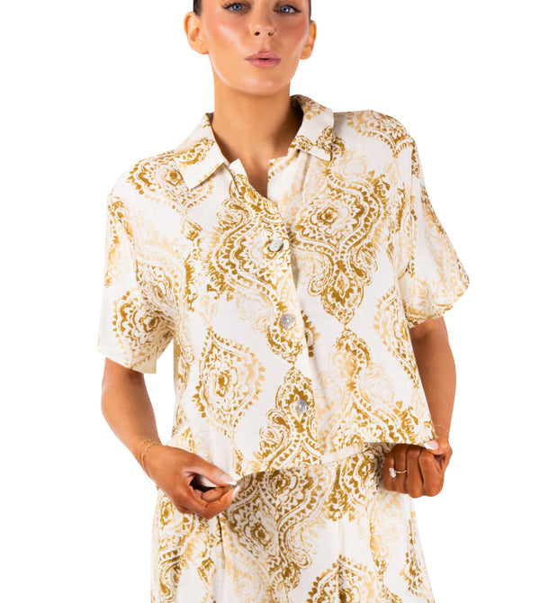 Brielle Set Button-Up Blouse