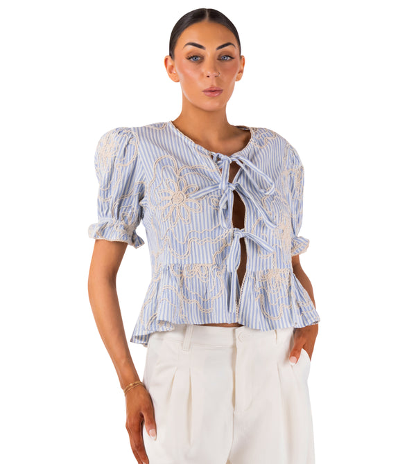 Jasmine Peplum Top