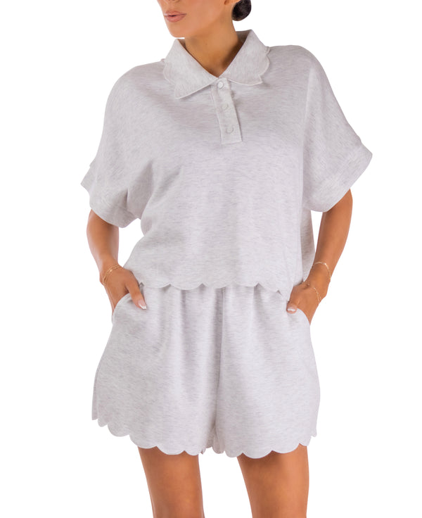 Elia Set Cropped Polo