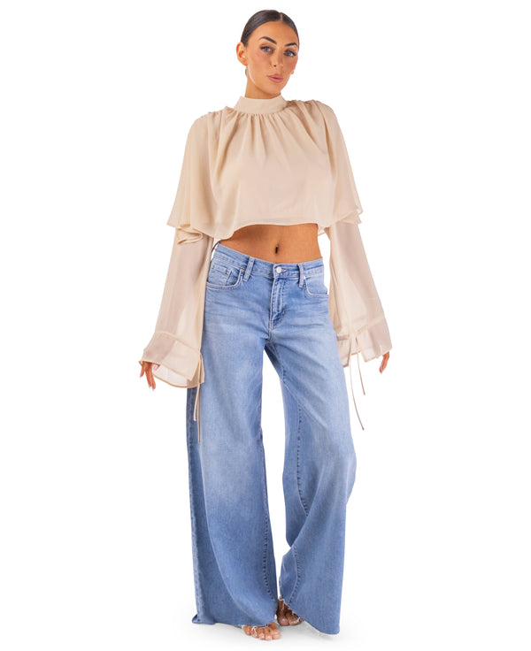 Leila Cropped Blouse