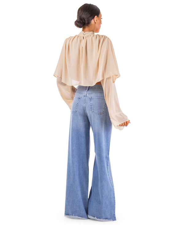Leila Cropped Blouse