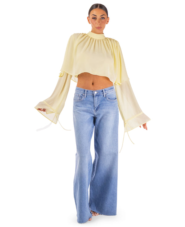 Leila Cropped Blouse
