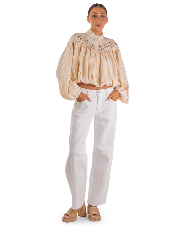 Sylvie Cropped Blouse