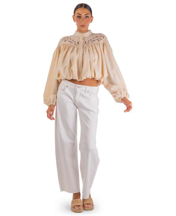 Sylvie Cropped Blouse