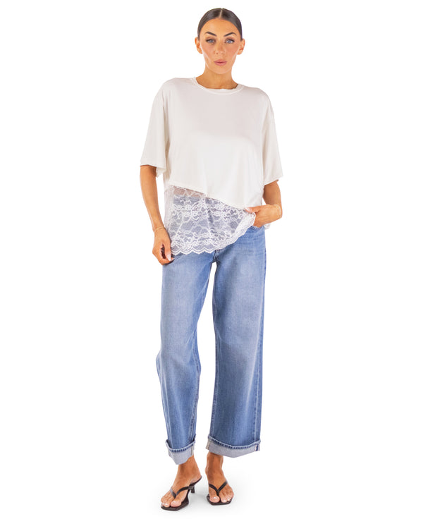 Meredith Lace T-Shirt