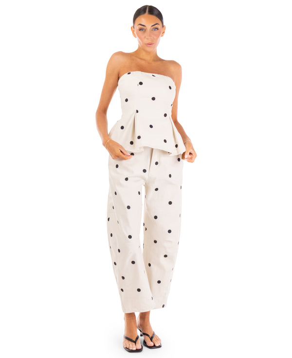 Kinsley Polkadot Tube Top