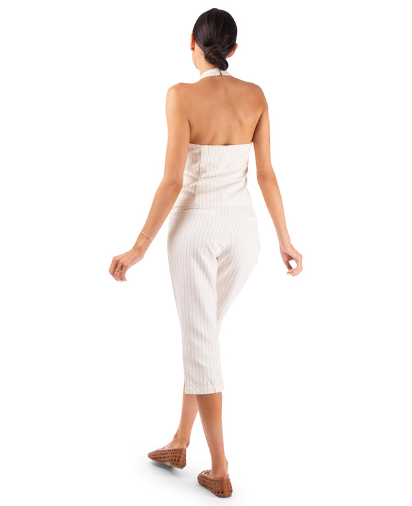 Quinn Striped Capri Pants