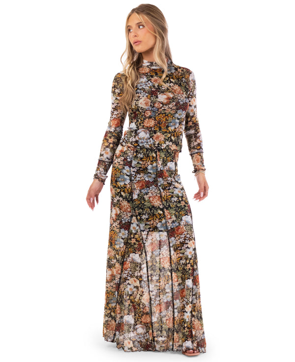 Catalina Floral Maxi Skirt