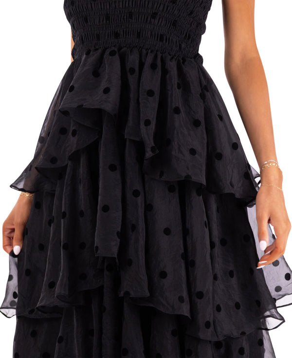 Luna Ruffle Maxi Dress