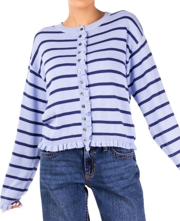 Maggie Striped Cardigan