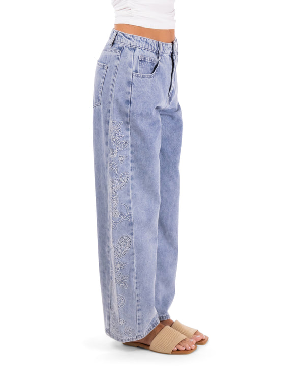 Rylan Embroidered Jeans