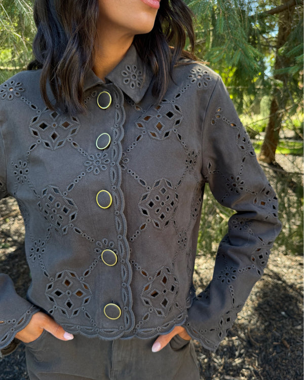 Raeya Eyelet Top