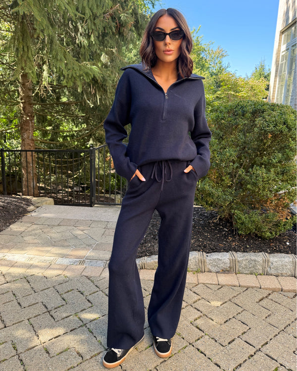 Jasmine Quarter-Zip Top