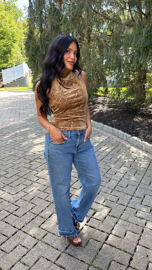 Meadow Velvet Top