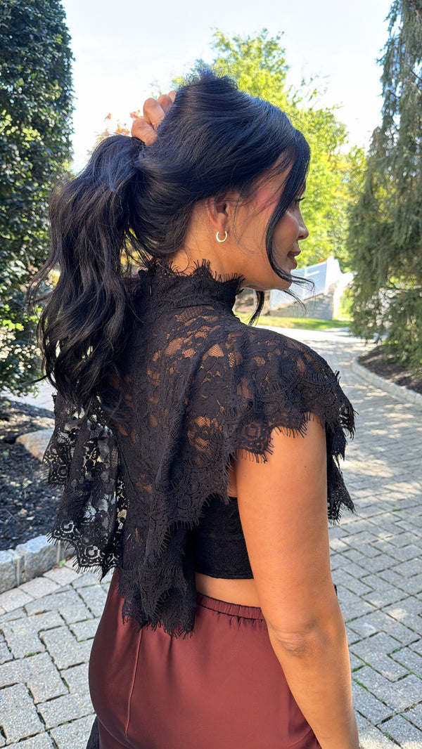Casey Floral Lace Top