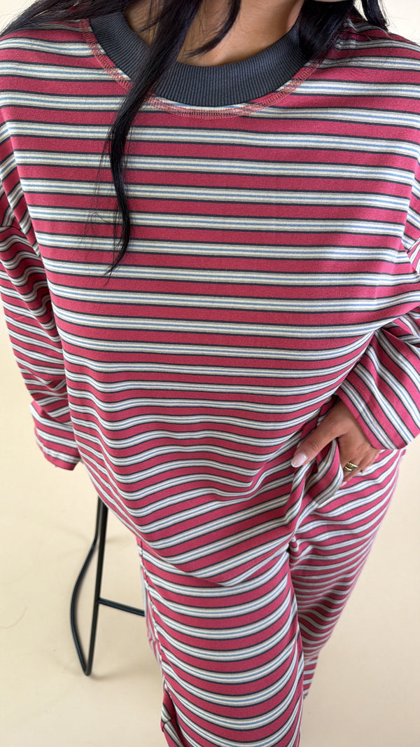 Stevie Striped Sweatpants