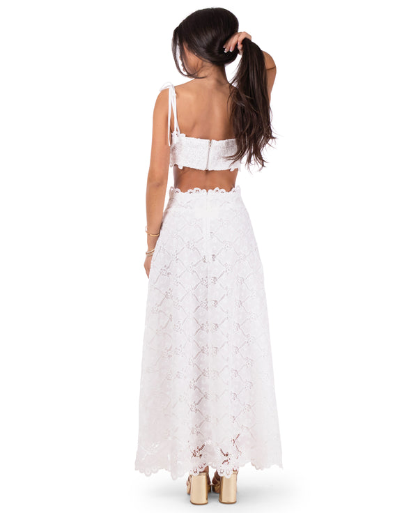 Rosalia Set Lace Midi Skirt