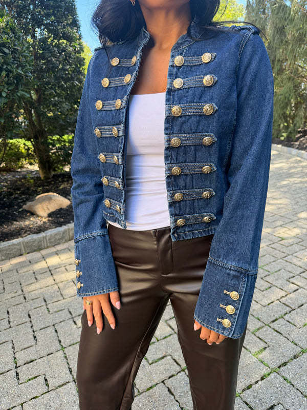 Raegan Military Button Jacket