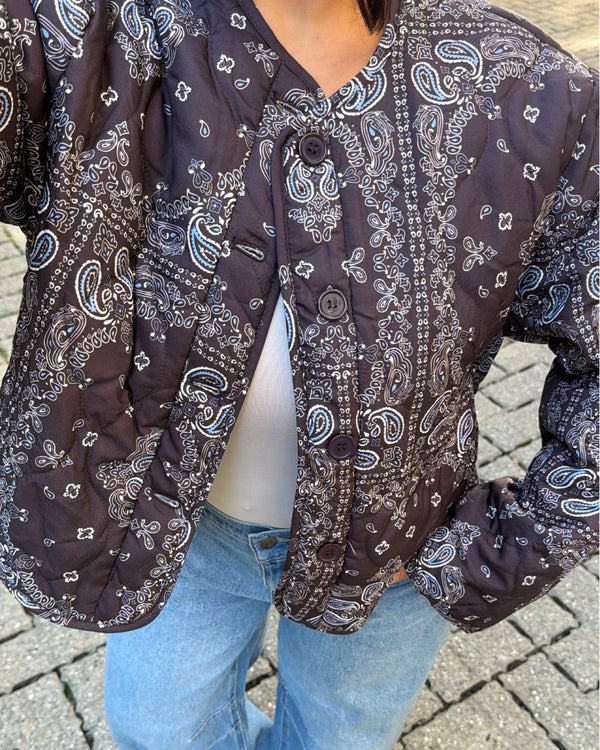 Penelope Paisley Quilted Jacket
