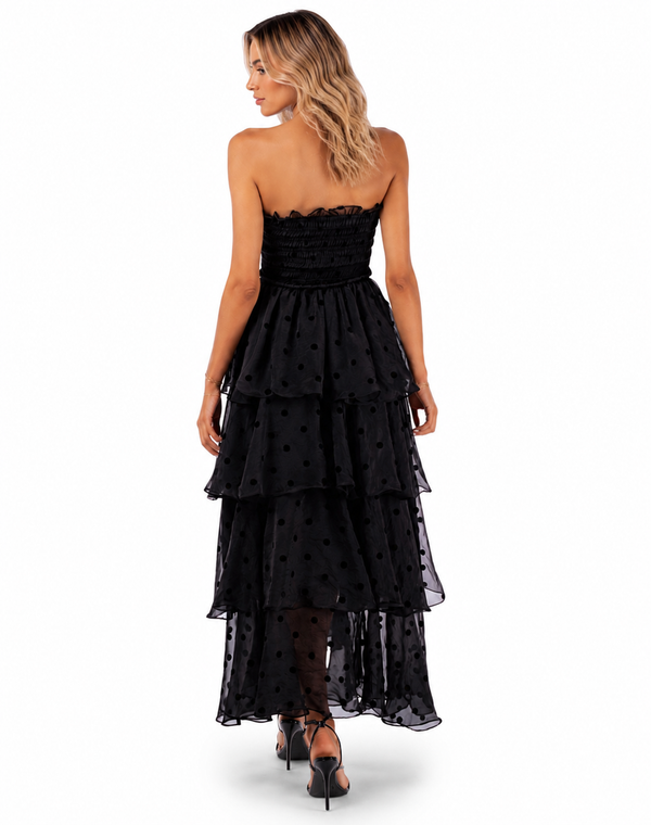 Luna Ruffle Maxi Dress
