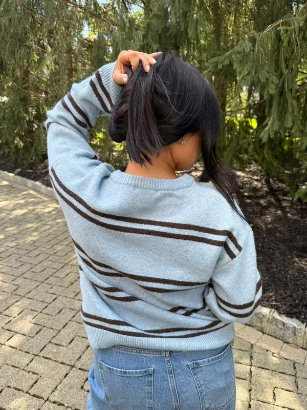 Leona Striped Cardigan