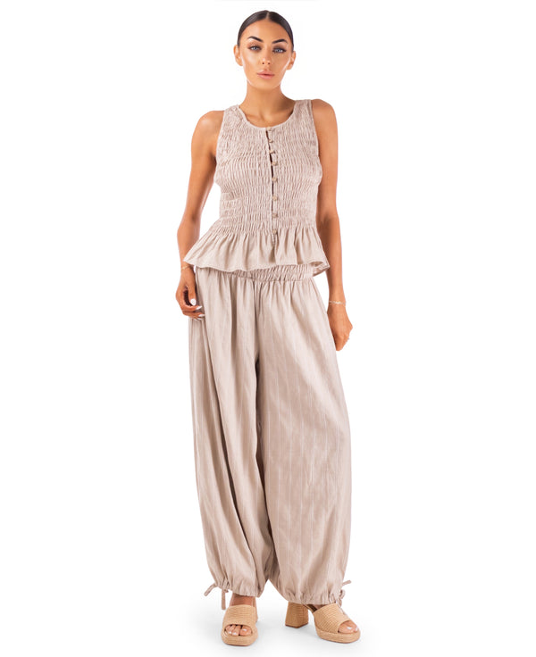 Olivia Striped Balloon Pants