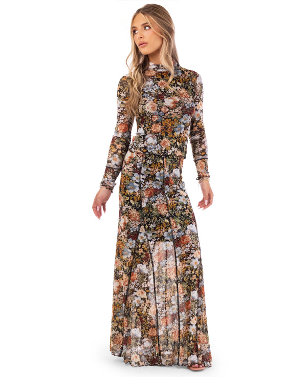 Catalina Floral Maxi Skirt