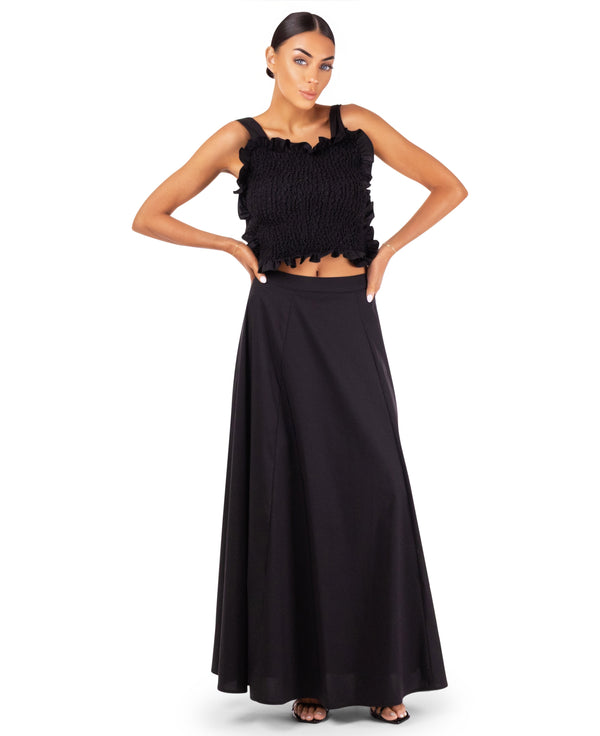 Kayla Ruffle Crop Top