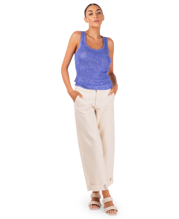 Brooke Shimmer Tank Top