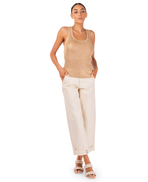 Brooke Shimmer Tank Top