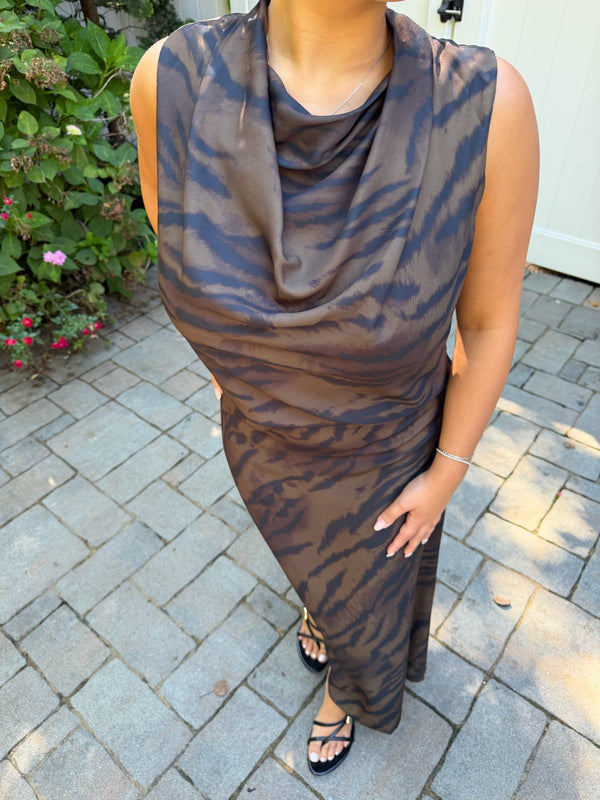 Lucia Zebra Print Skirt