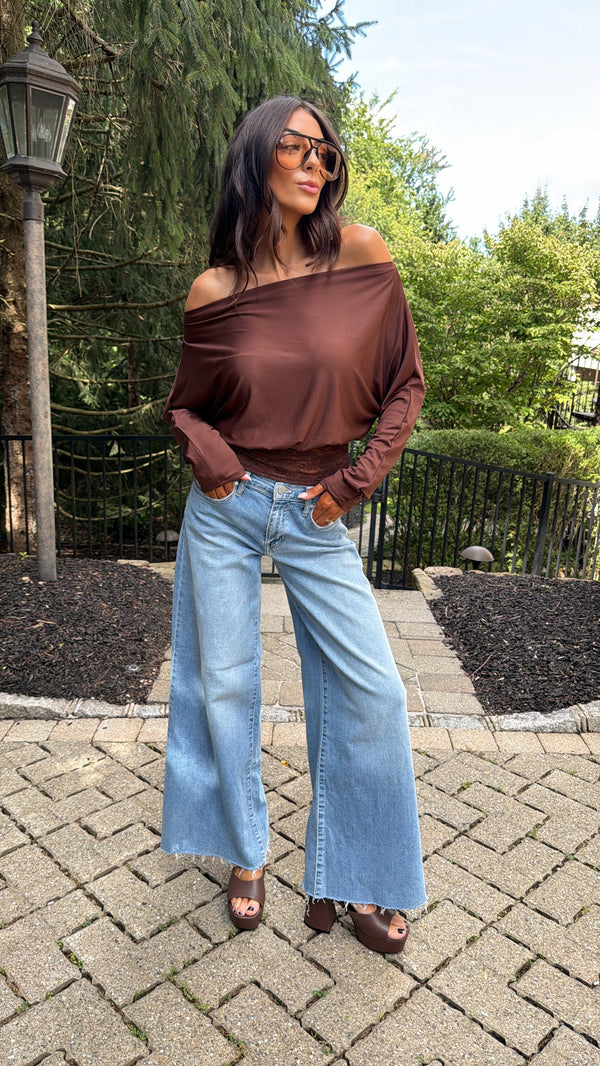 Autumn Off Shoulder Top