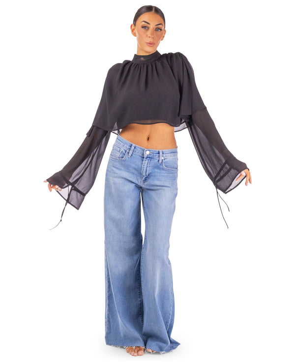 Leila Cropped Blouse