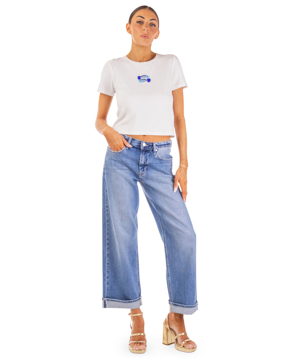 Alaya Fish Beaded T-Shirt
