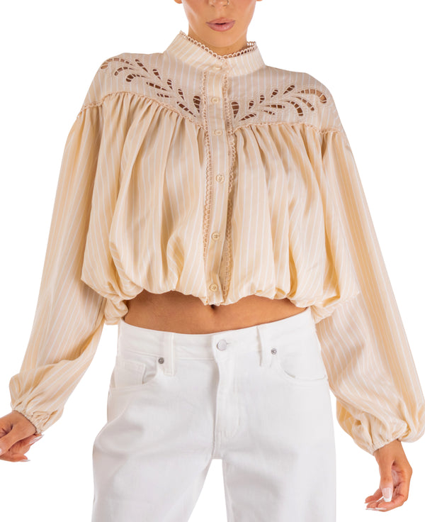 Sylvie Cropped Blouse